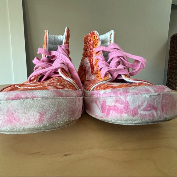 VANS Sk8-Hi 38 DX x Collina Strada Womens Shoes Orange Pink - Picture 2 of 8